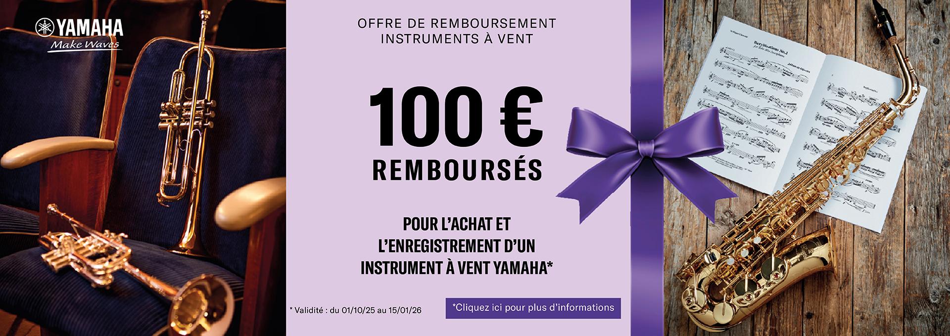 100€ REMBOURSÉS !!